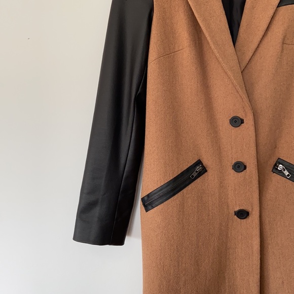 ASOS Camel Wool Blazer Jacket - Picture 4 of 13